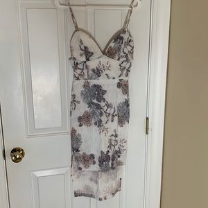White floral sundress